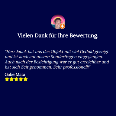 Kundenbewertungen & Erfahrungen für
Immobilienmakler Haus7 Immobilien GmbH Kerpen
